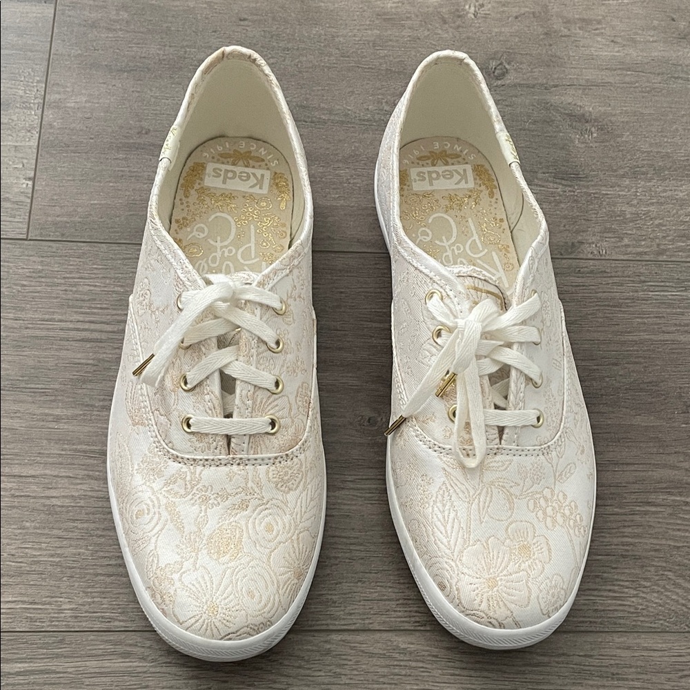 Keds x Rifle paper company floral women’s sneakers size 9.5